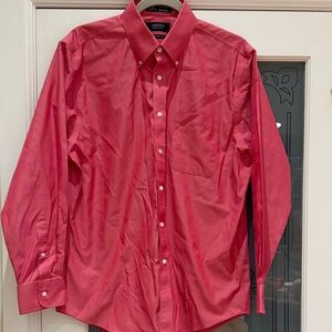 Nordstrom Classic Red Dress Shirt